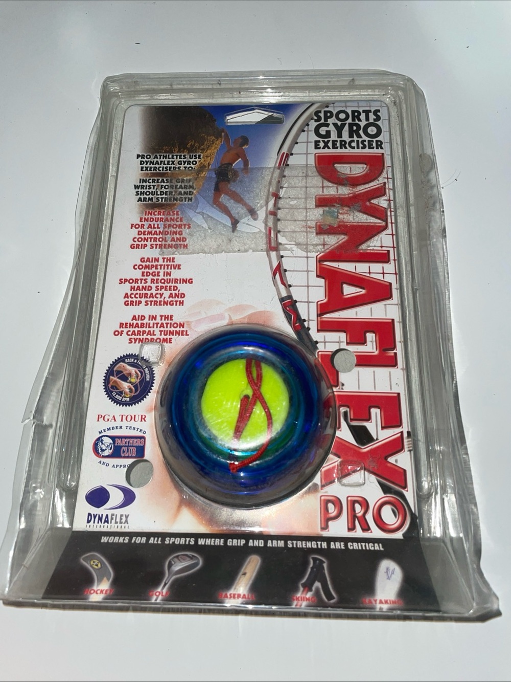 Dynaflex Pro Sports Gyro Wrist Exerciser New Old Stock Sealed
